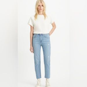 Levi's 724 High Rise Slim Straight Cropped Jean, 25